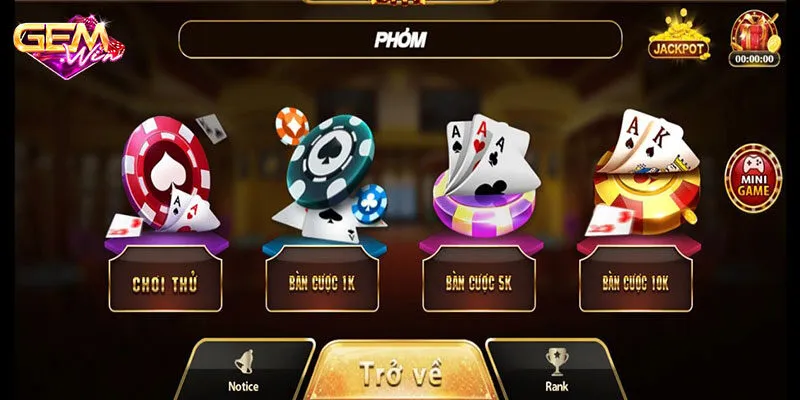 Phỏm Online Gemwin - Game Phổ Biến, Thắng Nhanh Thưởng Cao