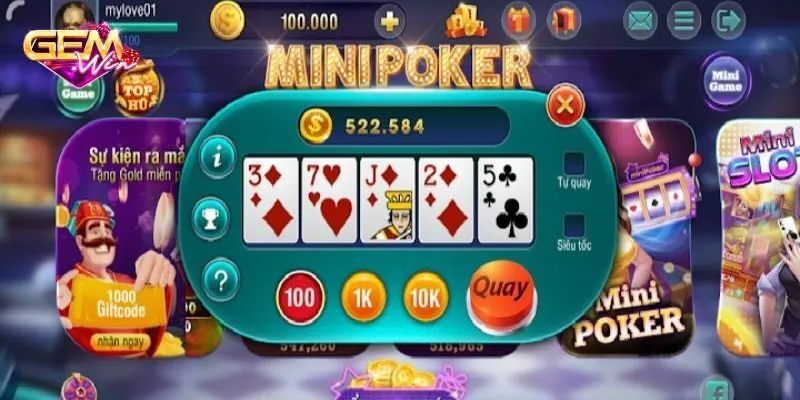 Mẹo cược Mini Poker hiệu quả