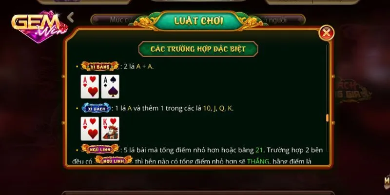 Quy định cần nắm trong xì dách hoàng gia