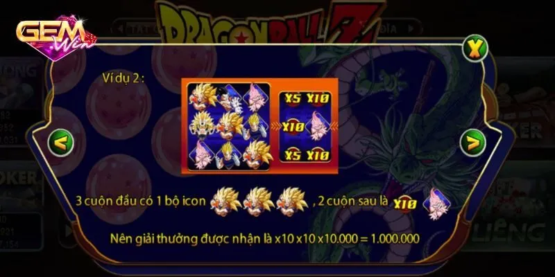 Chia sẻ luật lệ game Mini Game Dragon Ball