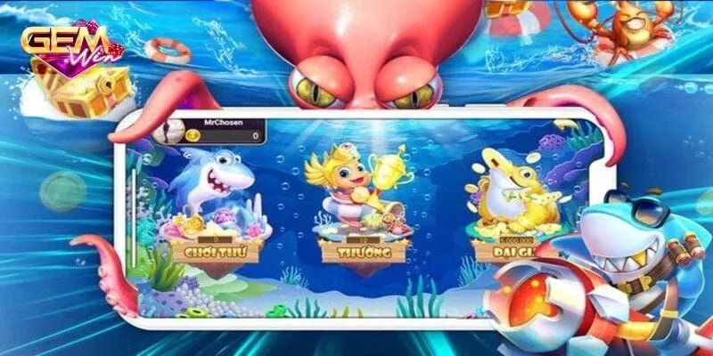 Tổng hợp game bắn cá thú vị tại Gemwin